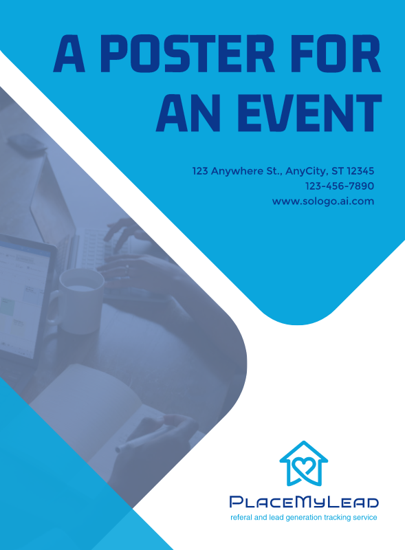 PlaceMyLead brand poster